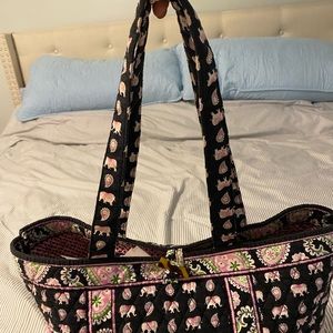 Pink elephant tote